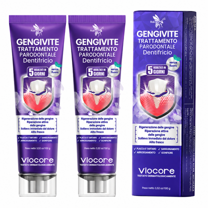 Rolimey® VioCore » Dentifricio al veleno d’api per gengivite e parodontite