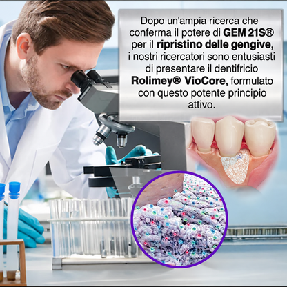 Rolimey® VioCore » Dentifricio al veleno d’api per gengivite e parodontite