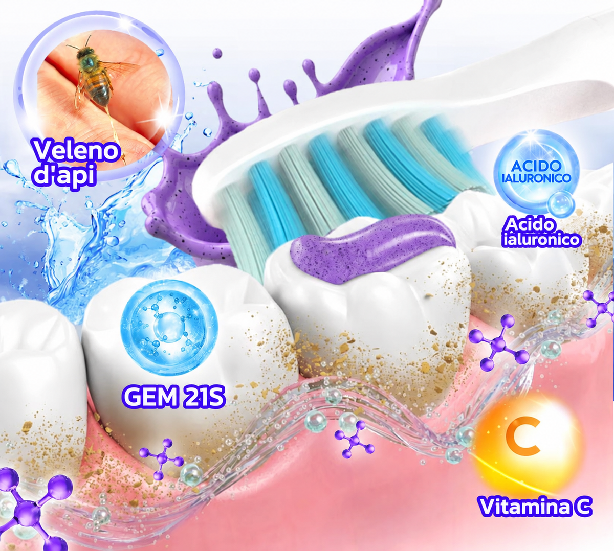 Rolimey® VioCore » Dentifricio al veleno d’api per gengivite e parodontite